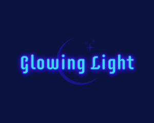 Moon Glow Night logo design