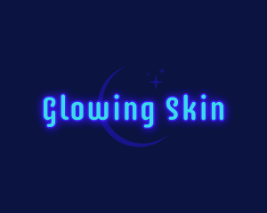 Moon Glow Night logo design