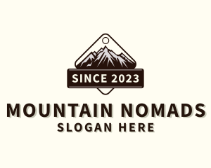 Travel Mountaineering Hiking logo design