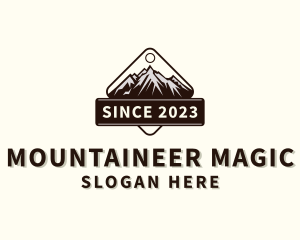 Travel Mountaineering Hiking logo design