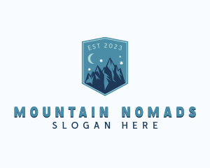 Travel Mountain Trekking logo design