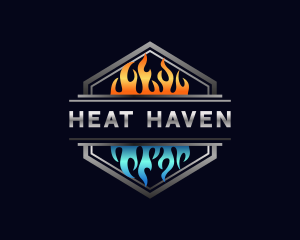 Hot Cold Flame logo