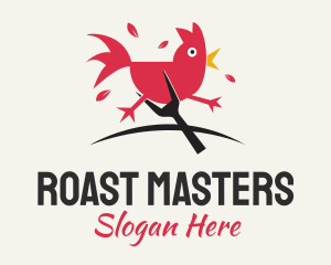 Red Chicken Roast logo design