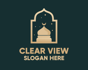 Muslim Mosque Window logo design