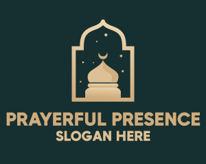 Muslim Mosque Window logo design