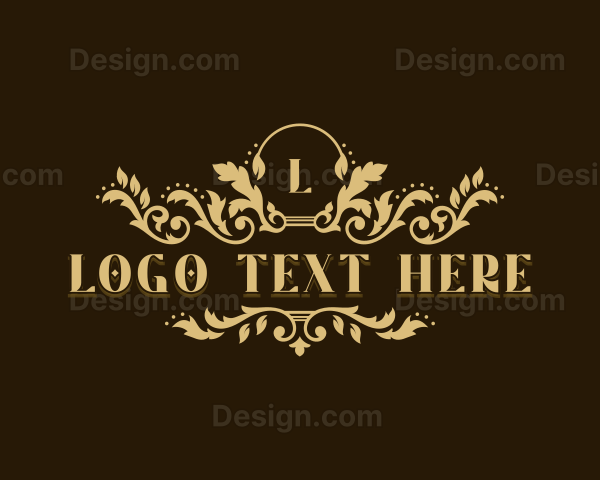 Elegant Flower Wedding Logo