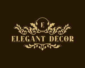 Elegant Flower Wedding  logo design