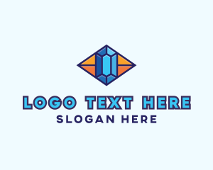 Blue Precious Gem logo design