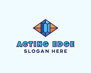 Blue Precious Gem logo design