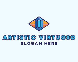 Blue Precious Gem logo design