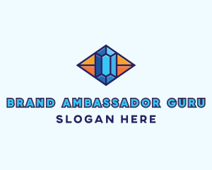 Blue Precious Gem logo design