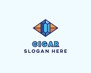 Blue Precious Gem logo design