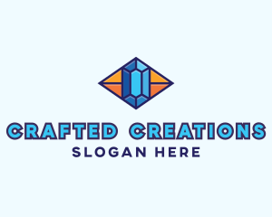 Blue Precious Gem logo design