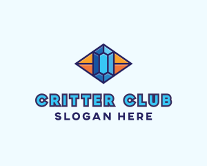 Blue Precious Gem logo design