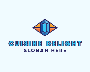 Blue Precious Gem logo design