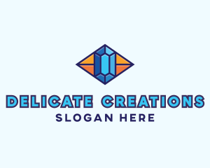 Blue Precious Gem logo design