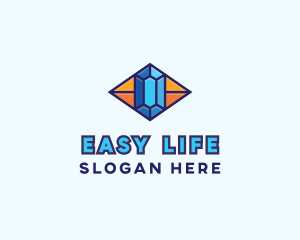 Blue Precious Gem logo design