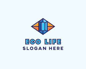 Blue Precious Gem logo design