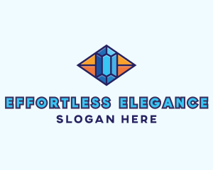 Blue Precious Gem logo design