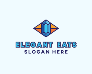 Blue Precious Gem logo design