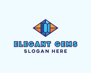 Blue Precious Gem logo design