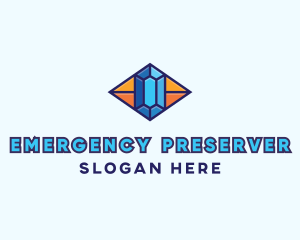 Blue Precious Gem logo design