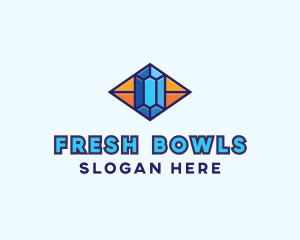 Blue Precious Gem logo design