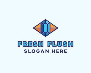 Blue Precious Gem logo design