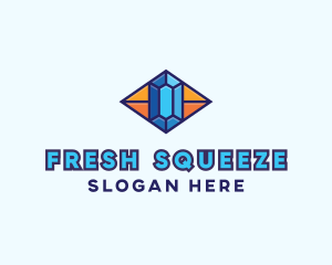 Blue Precious Gem logo design