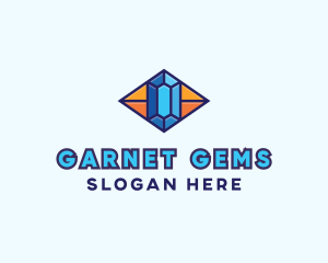 Blue Precious Gem logo design