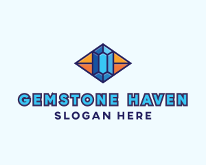 Blue Precious Gem logo design