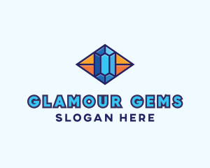 Blue Precious Gem logo design