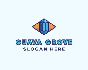 Blue Precious Gem logo design