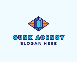 Blue Precious Gem logo design