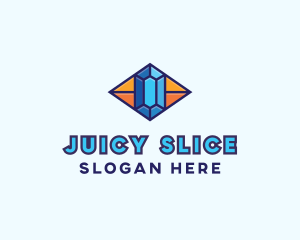 Blue Precious Gem logo design