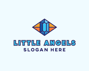 Blue Precious Gem logo design