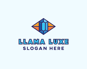 Blue Precious Gem logo design