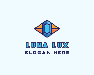 Blue Precious Gem logo design