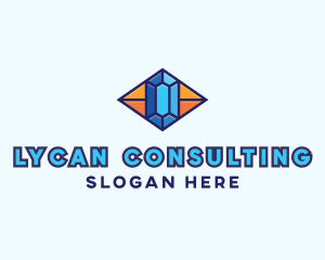 Blue Precious Gem logo design