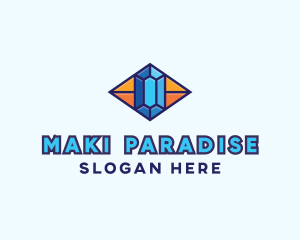 Blue Precious Gem logo design