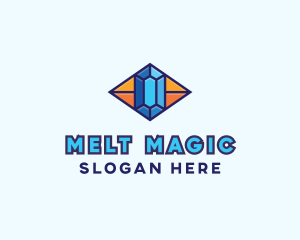 Blue Precious Gem logo design