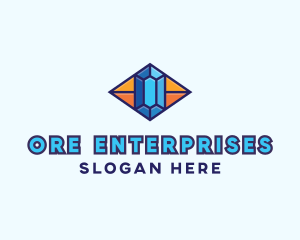 Blue Precious Gem logo design