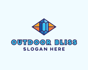 Blue Precious Gem logo design