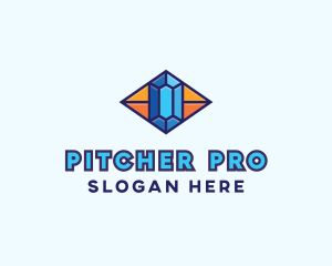 Blue Precious Gem logo design