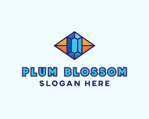 Blue Precious Gem logo design