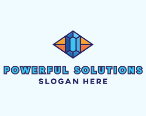 Blue Precious Gem logo design