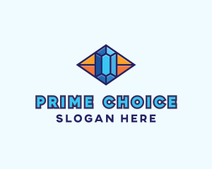 Blue Precious Gem logo design