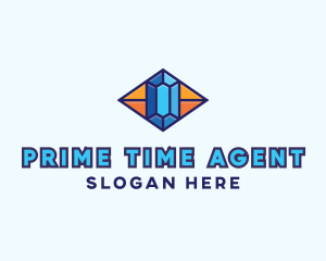 Blue Precious Gem logo design