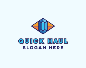 Blue Precious Gem logo design