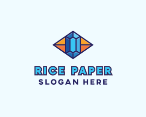 Blue Precious Gem logo design